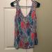 Lilly Pulitzer Tops | Lilly Pulitzer V Neck Tank Top, Size Xs | Color: Tan | Size: Xs