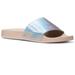 Michael Kors Shoes | Michael Kors Silver Multi Ombre Mirror Iridescent Jett Set Slides Sandals | Color: Silver | Size: Various