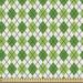 East Urban Home fab_35546_Ambesonne Irish By The Yard, Classical Argyle Diamond Line Pattern w/ Crosswise Lines Old Fashioned | 58 W in | Wayfair