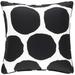 Pine Cone Hill Outdoor Square Pillow Cover & Insert Polyester/Polyfill blend in Black | 22 H x 22 W x 4 D in | Wayfair FR747-PIL22