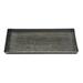 Enchanted Scroll 30 in. x 13 in. Indoor Boot Tray Metal in Black Home Furnishings by Larry Traverso | 2 H in | Wayfair TR0347