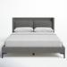 Joss & Main Elzie Upholstered Low Profile Platform Bed, Metal | 39 H x 68 W x 36 D in | Wayfair 04AEB14D1BE5404A970F9AD13CD06666