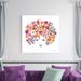 House of Hampton® Floral Beauties I by Farida Zaman - Wrapped Canvas Graphic Art Print Canvas in White | 36 H x 36 W x 1.25 D in | Wayfair