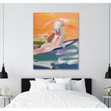 Highland Dunes Sweet Swash by Susan Skelley - Print Canvas in Blue/Green/Orange | 10 H x 8 W x 1.5 D in | Wayfair AAEF4DF4FF274CECB894AA8661C06E0C