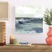 Sand & Stable™ Coastal Blues I by Lila Bramma - Wrapped Canvas Painting Print Canvas in Blue/White | 20 H x 20 W x 1.25 D in | Wayfair