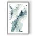 Mercury Row® 'Deep Splash II' - Painting Print on Canvas Canvas, Solid Wood in Gray/Green | 22.5 H x 30.5 W x 1.5 D in | Wayfair