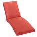 84" Chaise Cushion by BrylaneHome in Geranium Patio Lounger Padding