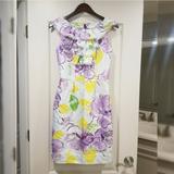 Kate Spade Dresses | Kate Spade Floral Print Sleeveless Spring Dress | Color: Purple/White | Size: 4