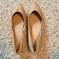 American Eagle Outfitters Shoes | American Eagle Tan Snakeskin Flats Size 7 | Color: Tan | Size: 7