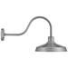 Forge 17 1/2" High Brushed Aluminum Outdoor Barn Wall Light