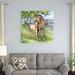 August Grove® Farm Family Horses by Kathleen Parr McKenna - Wrapped Canvas Painting Print Canvas in White | 36 H x 36 W x 1.25 D in | Wayfair