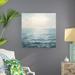 Highland Dunes Soothing Sea by Danhui Nai - Wrapped Canvas Painting Print Canvas in White | 36 H x 36 W x 1.25 D in | Wayfair