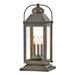 Hinkley Lighting Anchorage 23 Inch Tall 3 Light LED Outdoor Pier Lamp - 1857LZ-LV