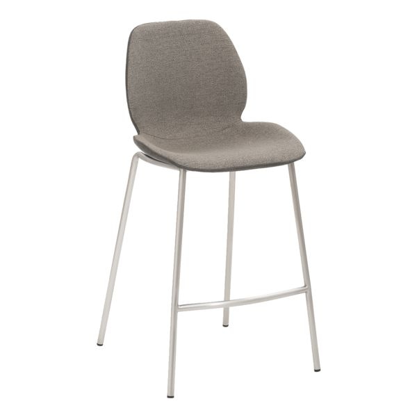 mayer Sitzmöbel Barhocker »my Solo« Gestell Edelstahl braun Image