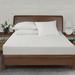 All-In-One All Season Reversible Cooling & Warming Fitted Mattress Pad, Twin by Levinsohn Textiles in White (Size KING)