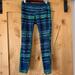 Athleta Pants & Jumpsuits | Athleta Chaturanga Leggings | Color: Blue/Green | Size: S