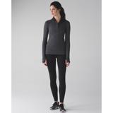 Lululemon Athletica Tops | Lululemon Think Fast Pullover Sweater Top | Color: Black/Gray | Size: 2