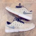 Nike Shoes | Nike Sb Free Shoes - 6 | Color: Cream/Gray | Size: 6