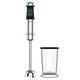 Cecotec Stabmixer Power TitanBlack 1200 XL.1200 W, CrossBlades Technologie mit 4-Klinge-Blättern mit schwarzer Titan-Beschichtung, extralangem Fuß, Spritzschutz-Klingeneinsatz, 800 ml Gefäss