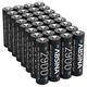 ABSINA rechargeable batteries AA 2900 32 Pack - NiMH AA rechargeable batteries with 1.2V & at least 2650mAh - Rechargeable battery AA for Wii & Xbox Controllers and more - AA akku