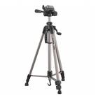 CULLMANN - 52118 - Alpha 1800 Stativ Mobile m. Smartphonehalter - Auszugshöhe 140 cm - Packmaß 56 cm - mit 3-Wege-Kopf - max. Tragkraft 2 kg - Gewicht 900 g - Silber