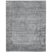 White 24 x 0.44 in Area Rug - Williston Forge Geirrod Abstract Hand-Knotted Wool Gray Area Rug Silk/Wool | 24 W x 0.44 D in | Wayfair ZEN860203