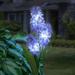Exhart Solar Lilac Garden Stake, 5 by 33.5 Inches Resin/Plastic in Indigo | 33.5 H x 5.2 W x 4 D in | Wayfair 19583-RS