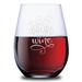 Trinx When In Doubt Add Wine - 4 Piece 21 Oz. Stemless Wine Glass Set Glass | 5 H x 3.5 W in | Wayfair 52D10F057DB34EF48BF58A58D4965878