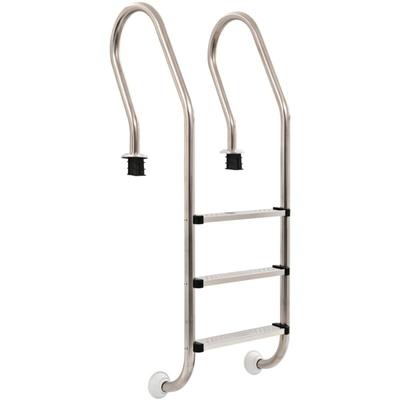 Vidaxl - Pool-Leiter 3 Stufen 120 cm Edelstahl 304 Image