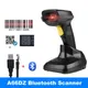 Holyhah – A60D Scanner de codes-barres portatif sans fil et A66D Bluetooth 1D/2D QR lecteur de