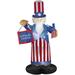 Gemmy Industries Uncle Sam Patriotic Airblown Inflatable Polyester in Blue/Red/White | 72 H x 39 W x 32.4 D in | Wayfair G-335011