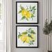 August Grove® Lemon Squeeze I - 2 Piece Painting Print Set Canvas, Solid Wood in Green/Yellow | 30.5 H x 61 W x 1.5 D in | Wayfair