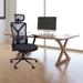 Inbox Zero Office Oscar High-Back Ergonomic Mesh Office Chair Upholstered in Black/Gray | 46.85 H x 24.8 W x 23.23 D in | Wayfair