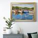 Breakwater Bay Safe Harbor - Picture Frame Print on Canvas Canvas, Solid Wood in Blue/Brown/Green | 18.5 H x 24.5 W x 1.5 D in | Wayfair