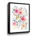 Winston Porter Lush Roses II - Painting Print on Canvas Metal in Gray/Pink/White | 32 H x 24 W x 2 D in | Wayfair A90892361C504531BCE4C41C042E0AEE