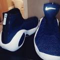 Nike Shoes | Nike Foam Zip Up | Color: Blue/White | Size: 11.5