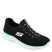 Skechers Sport Summits-Cool Classic Athletic Sneaker - Womens 7.5 Black Sneaker Medium