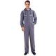 Oralidera Mens Workwear Coveralls Hardwearing Functional Overalls Polycotton Mechanics Boilersuit Trousers with Multi Pockets, Grey, S