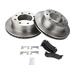 2004-2006 Chevrolet Silverado 3500 Rear Brake Pad and Rotor Kit - TRQ