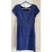 Anthropologie Dresses | Anthropologie Hutch Blue Leopard Print Dress | Color: Black/Blue | Size: 6