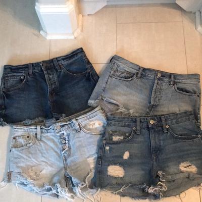 Free People Shorts | Lot Of Denim Shorts | Color: Blue | Size: 25