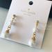 Kate Spade Jewelry | Kate Spade Earrings Gold Pearl Earrings | Color: Gold | Size: Os