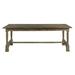 Fairfield Chair Rustique Extendable Trestle Dining Table Wood in Brown/Gray | 30.5 H in | Wayfair 8113-43