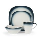 Mikasa Swirl Square 4-Piece Place Setting, Service for 1 in Blue | Wayfair 5234552