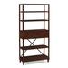 Sherrill Occasional Kinsey 80" H x 38" W Etagere Bookcase Wood in Brown | 80 H x 38 W x 16 D in | Wayfair 969-384