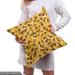East Urban Home Ambesonne Yellow Brown Fabric By The Yard, Retro Style Hexagonal Shapes Honeycomb Beehive | 58" W x 72" L | Wayfair