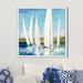 Breakwater Bay 'Horizon I' Acrylic Painting Print on Canvas in Blue | 39.5 H x 39.5 W x 2 D in | Wayfair 0C613A1A6A4E49959F94E5D5F5147E82