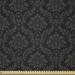 East Urban Home Ambesonne Black & Grey Fabric By The Yard, Flourishing Traditional Damask Style w/ Floral Details | 72 W in | Wayfair