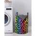 East Urban Home Ambesonne Leopard Print Laundry Bag, Modernized Panther Leo Skin Wild Big Cats In Gradient Rainbow Tones Print | Wayfair