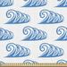 East Urban Home Ambesonne Nautical Fabric By The Yard, Summer Themed Monochromatic Repeating Curling Ocean Waves Motif | 58 W in | Wayfair